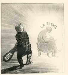 Le Charivari, Satirisch in Schwarz-Weiß