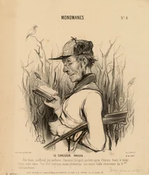 Monomanen Nr. 6: Der Pariser Jäger. Ein durch und durch gutmütiges, harmloses Wesen...