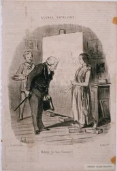 Atelierszenen: Madame, ich habe die Ehre!...