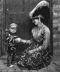 Pearly Queen und Pearly Prince, London, 1926-1927