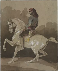 Araber zu Pferd, 1800er Jahre