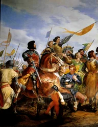 Französisch-Englischer Krieg (1202-1214): Die Schlacht von Bouvines am 27. Juli 1214