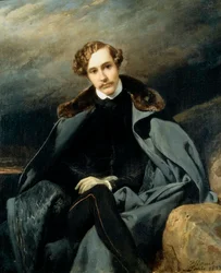 Porträt von Prinz Alexander Iwanowitsch Bariatinski, 1837