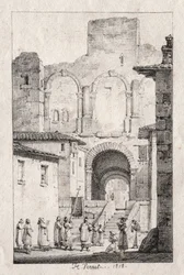 Prozession in Arles, 1918