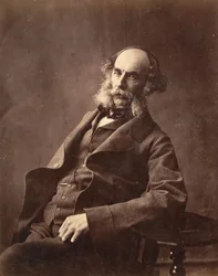 Porträt eines sitzenden Gentlemans, ca. 1856-59