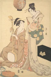 Zwei Geishas, ca. 1792
