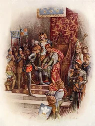 Edward, der Schwarze Prinz, und der Hosenbandorden