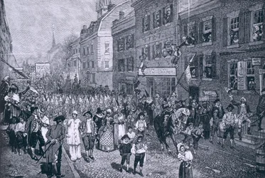 Karneval in Philadelphia, Illustration aus 