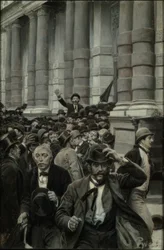 Der Ansturm auf die New Yorker Börse am 18. September 1873