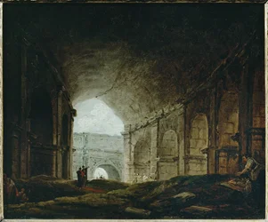 Innenansicht des Kolosseums, Rom