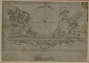 Studie für En Tête Vignette in Tacitus "Tibère, ou Les Six Premiers Livres des Annales", Buch VI