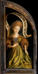 Kumäische Sibylle, vom äußeren rechten Flügel des Genter Altars