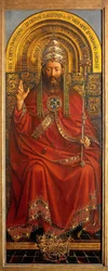 Gottvater, zentrales Panel des Genter Altars