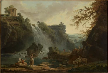 Die Kaskaden von Tivoli, 1776