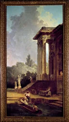 Ruinen eines Portikus