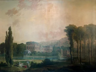 Ansicht des Schlosses von Chamarande