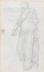 Frau in Toga [verso]