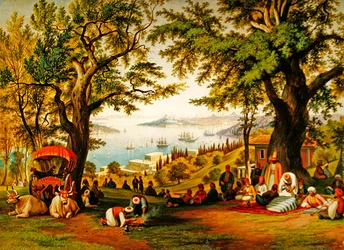 Eine Versammlung über dem Goldenen Horn