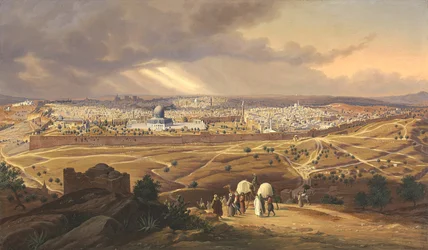 Ansicht von Jerusalem, 1847