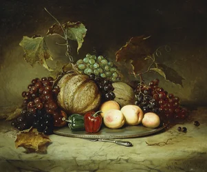Üppiges Stillleben, 1855