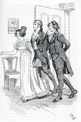 Emma lädt Mr. Elton ein, das Porträt von Harriett zu bewundern