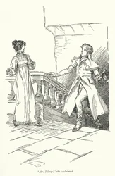 Illustration für Northanger Abbey von Jane Austen
