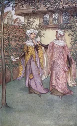 Illustration für Die Lustigen Weiber von Windsor