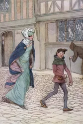 Illustration für Die Lustigen Weiber von Windsor
