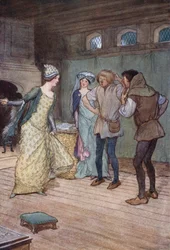 Illustration für Die Lustigen Weiber von Windsor