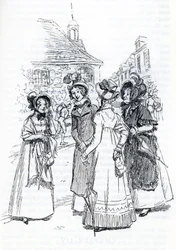 Mrs. Cole, Mrs. Perry und Mrs. Elton (Illustration)