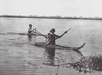 Afrika: Shilluk-Flöße