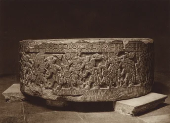 Mexiko: Opferaltar des Königs Tizoc, Nationalmuseum