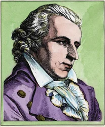Porträt des deutschen Historikers und Dichters Friedrich von Schiller (1759-1805)