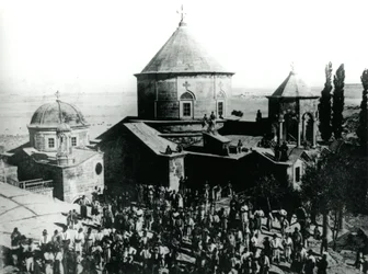 Pilgerfahrt im Tomarza-Kloster, südöstlich von Kayseri