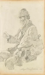 Rastender Wanderer