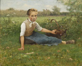 Blumen pflücken, 1882