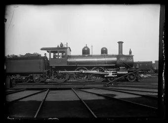 Dampflokomotive im Rangierbahnhof Tampere