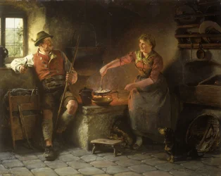 In der Küche, 1901