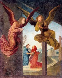 Die Anbetung der Könige (Detail), 15. Jahrhundert