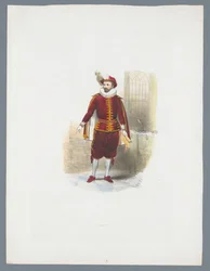 Mann in historischem Kostüm