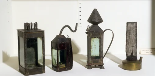 Prototypen von Grubenlampen, 1815