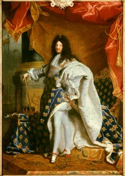 Ganzkörperporträt von König Ludwig XIV.