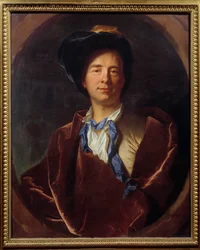 Porträt von Bernard Le Bouyer (Le Bovier) de Fontenelle (1657-1757), französischer Schriftsteller