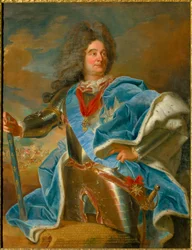 Porträt des Marschalls von Villars (1653-1734), Marschall von Frankreich. Gemälde von Hyacinthe Rigaud. Schloss Vaux-le-Vicomte
