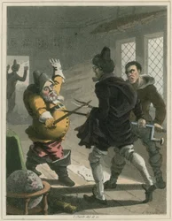 Illustration aus Hudibras von Samuel Butler
