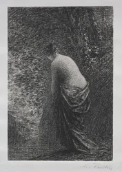 Stehender Badender, 1879