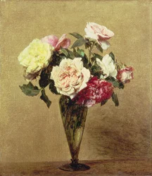 Rosen in einer Vase, 1892