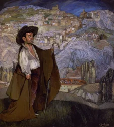 Der Zwerg Gregorio „El Botero“ in Sepúlveda - 1908