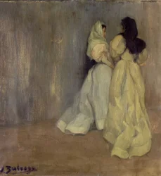 Studie in Grautönen – Zwei Frauen – 1896 – Öl auf Leinwand