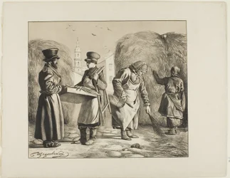 Szenen aus dem russischen Volksleben